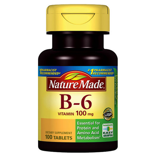 Nature Made Vitamin B6 100 mg, 100 Tablets