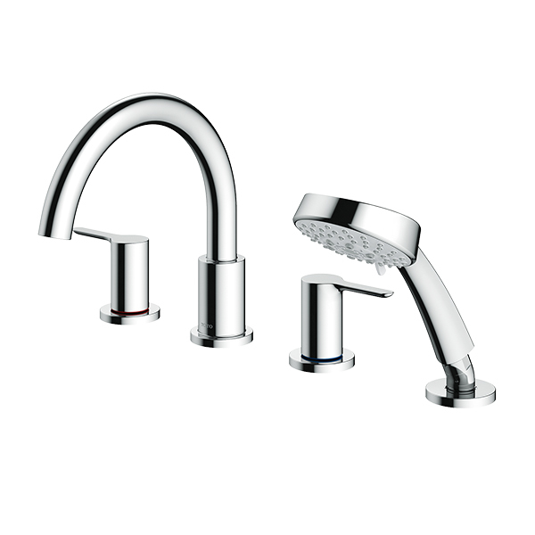 TOTO 衛浴 TBS01202PA 浴缸用四孔混合龍頭