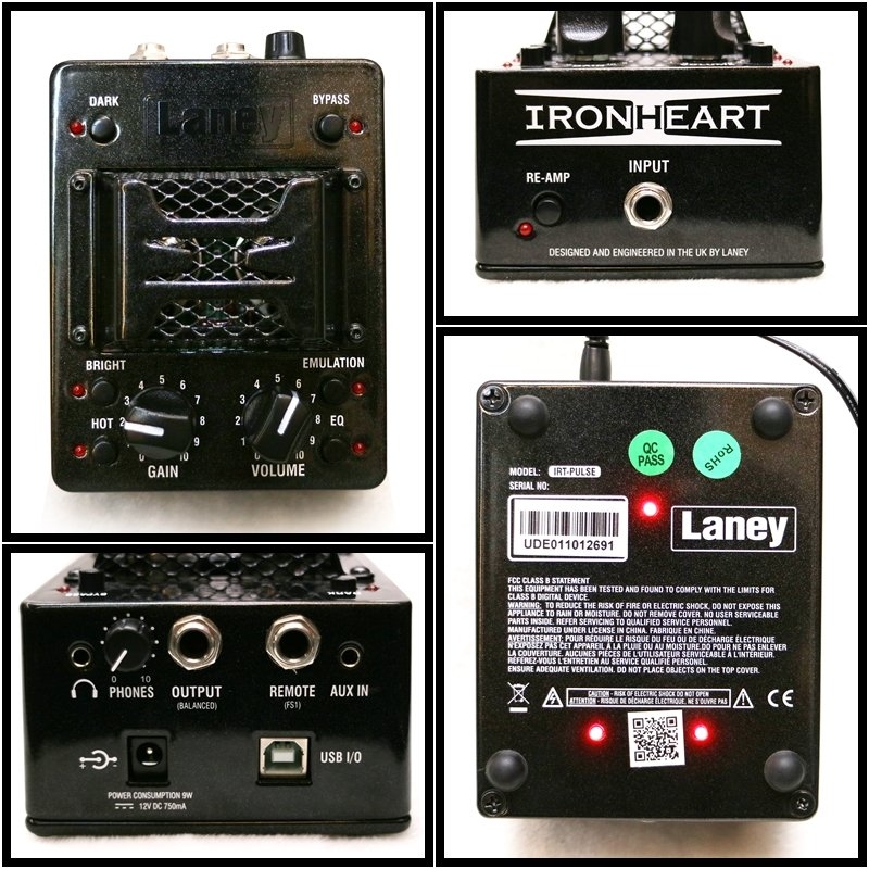 Laney IRT-PULSE 電吉他 真空管 錄音介面 前級效果器