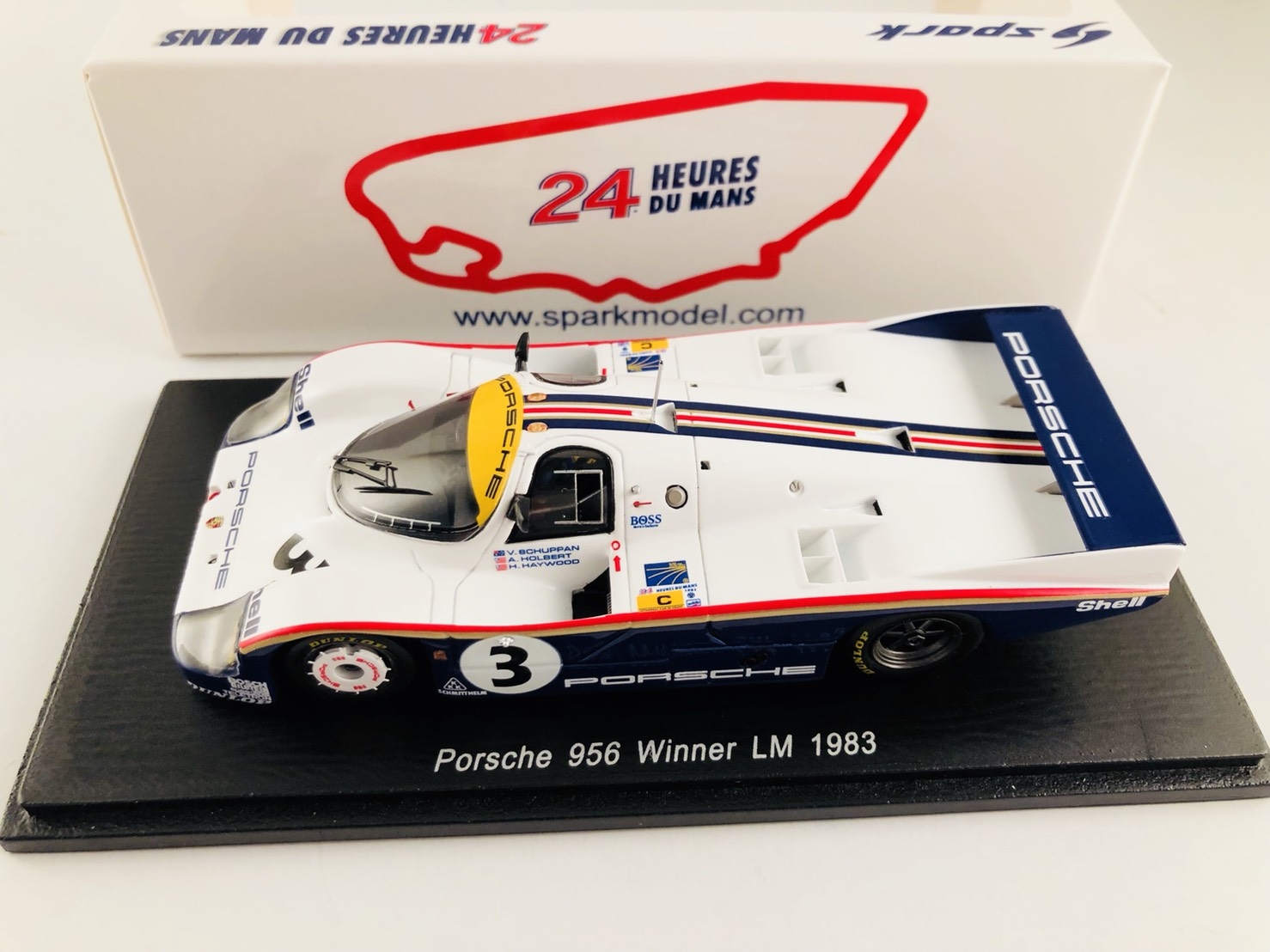 Spark 43LM83 Porsche 956 No.3 Winner Le Mans 1983 1/43
