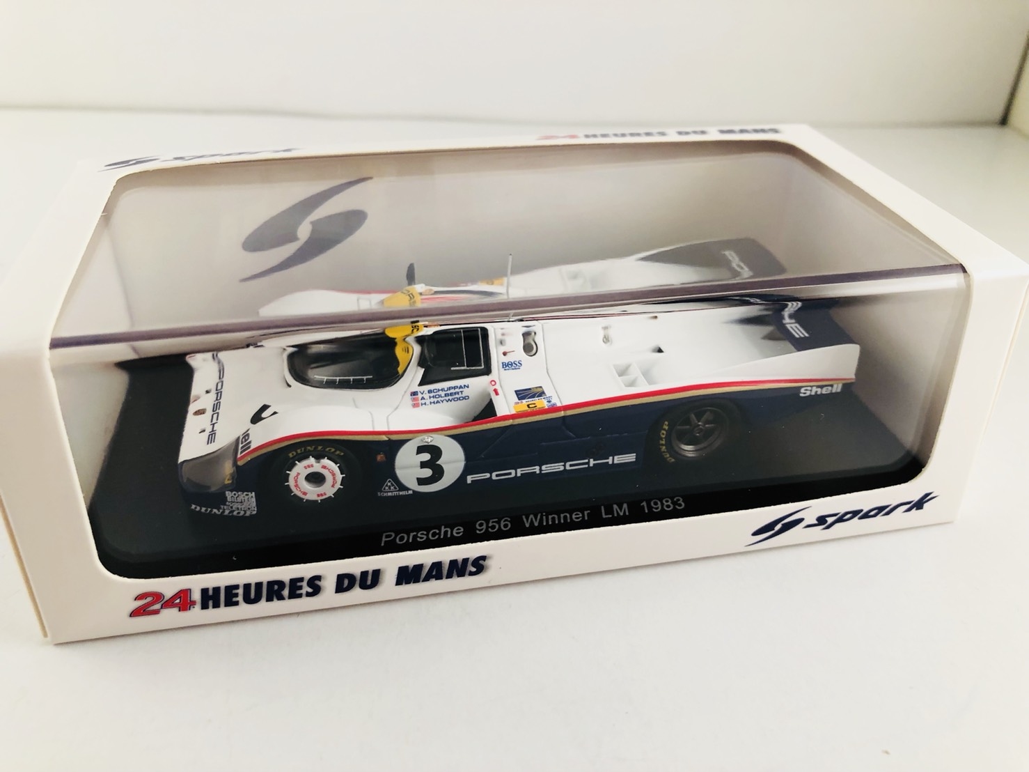 Spark 43LM83 Porsche 956 No.3 Winner Le Mans 1983 1/43
