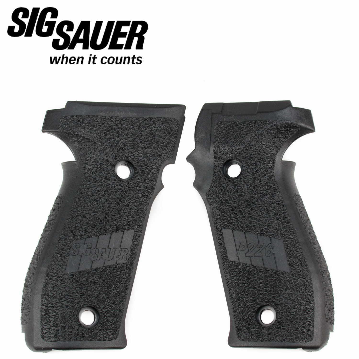 Sig Sauer P226 Grip Set Black Polymer