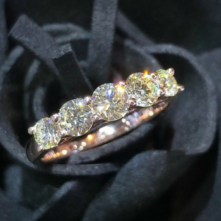 18K Rose Gold 1.03ct Diamond Ring