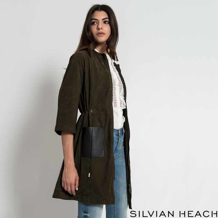 【Silvian Heach】率性五分袖風衣