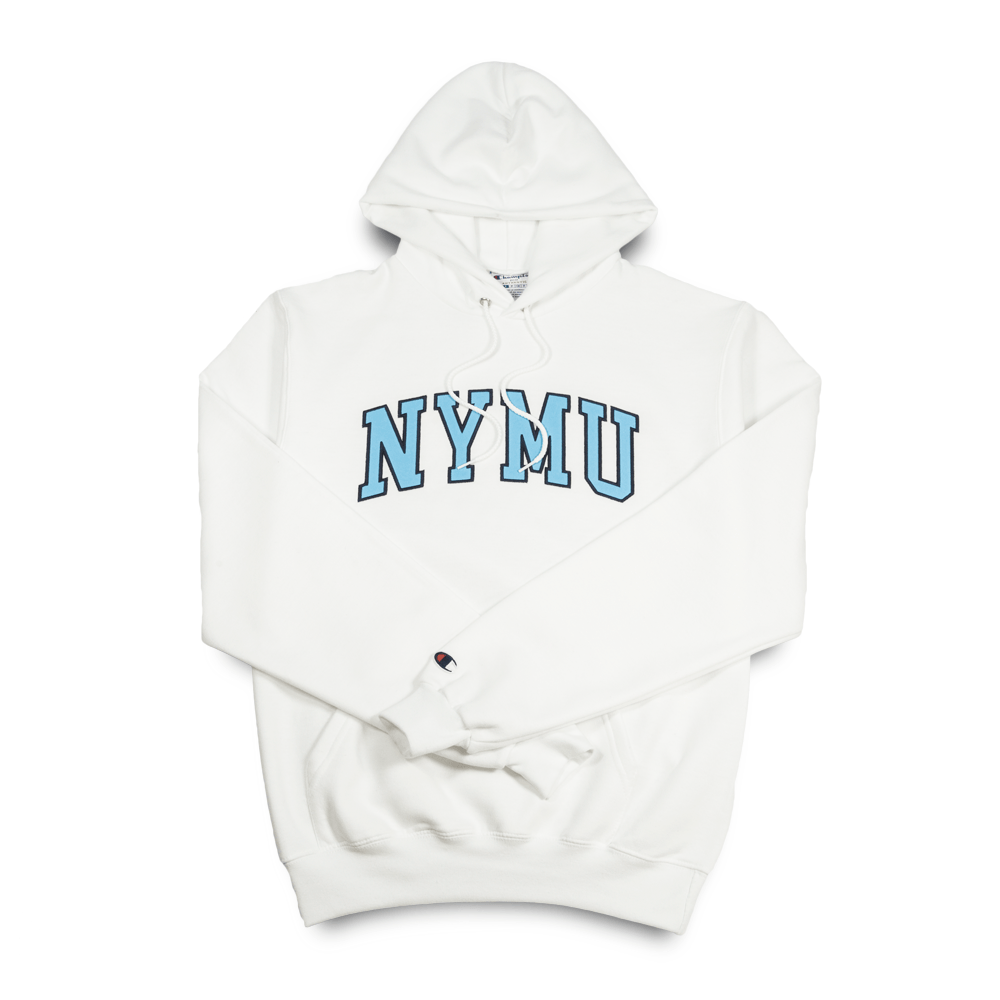 2024 NYMU DAY！Champion® 陽明大學授權校園紀念帽T (白色)【預購】