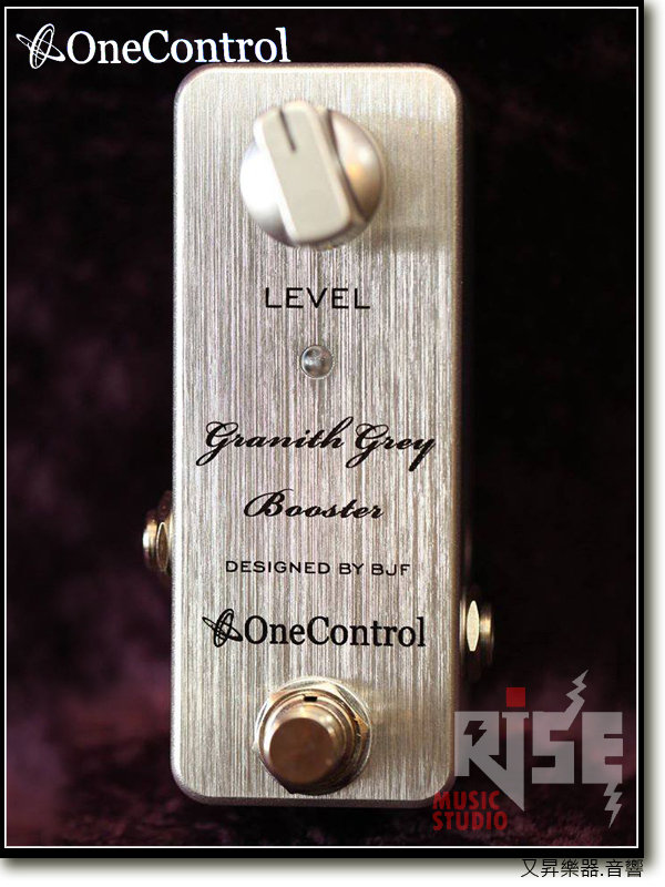 又昇樂器．音響】One Control Granith Grey Booster 電吉他單顆效果器