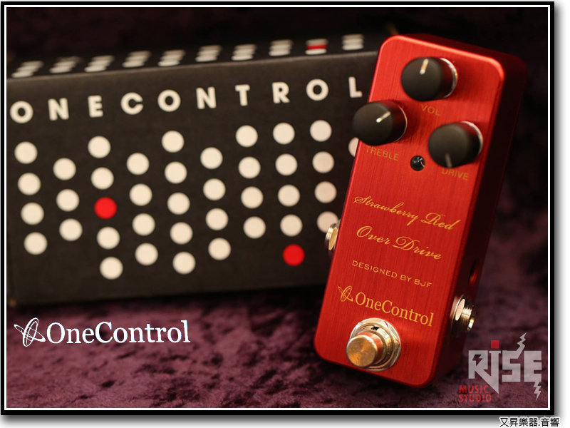 One Control STRAWBERRY RED OVERDRIVE 電吉他單顆效果器