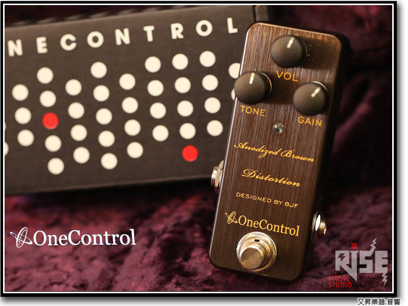 One Control Anodizes Brown Distortion 電吉他 破音效果器