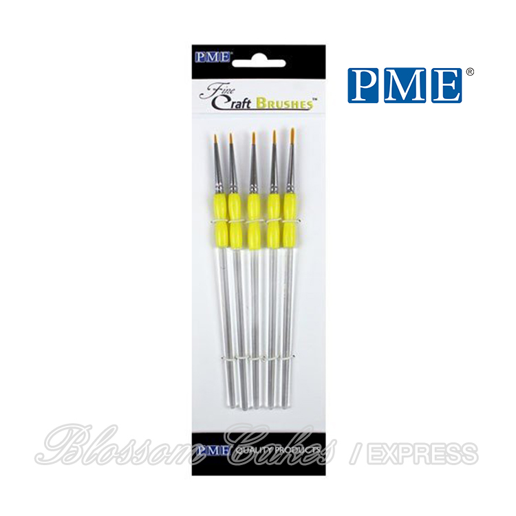 PME Fine Craft Brushes, Set of 5