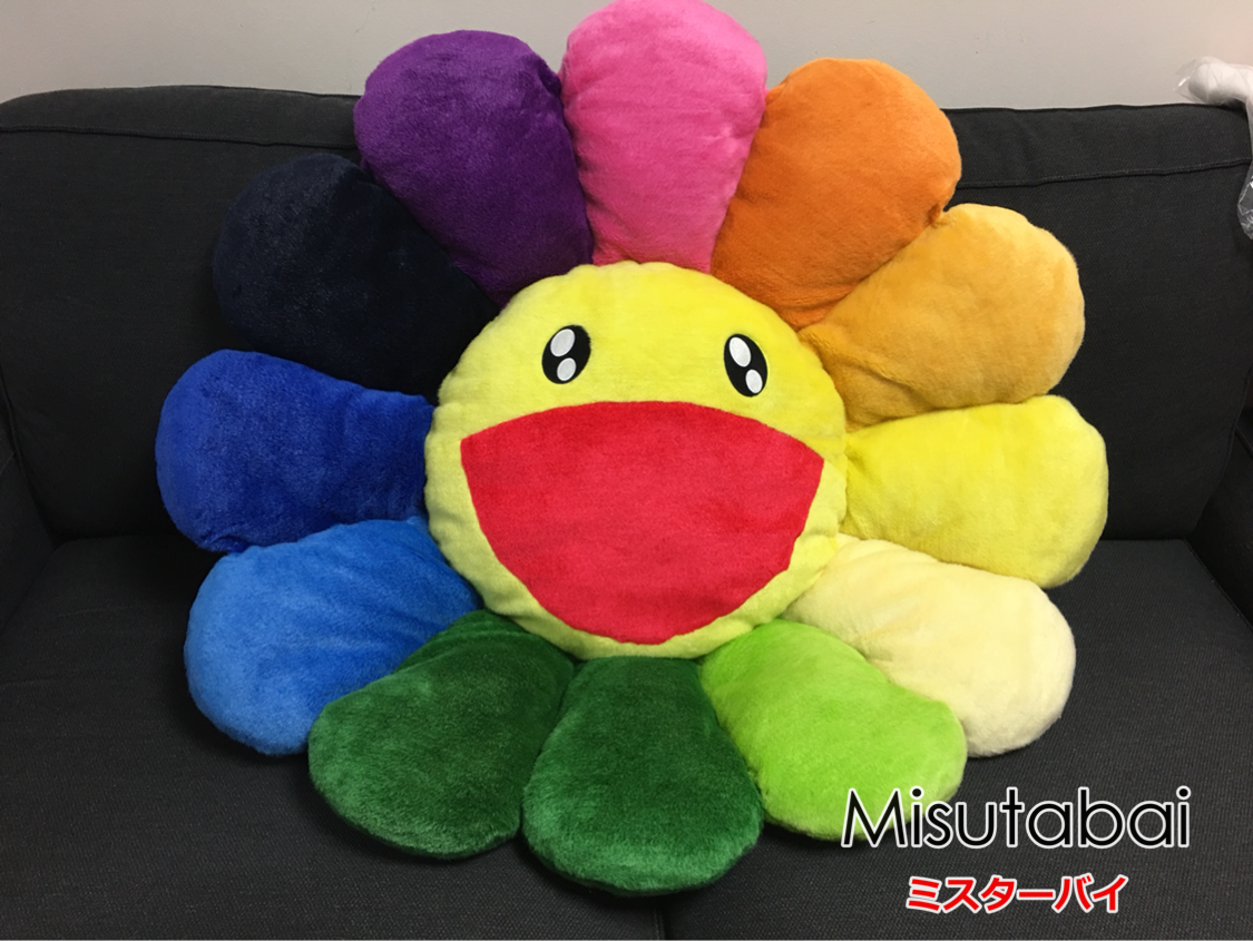 200cm Flower Cushion / Rainbow