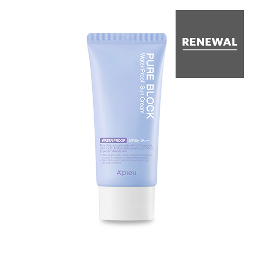 A'PIEU Pure Block Natural Water-proof Sun Cream SPF50+ PA+++