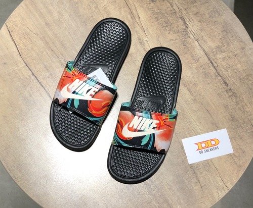 nike benassi floral print