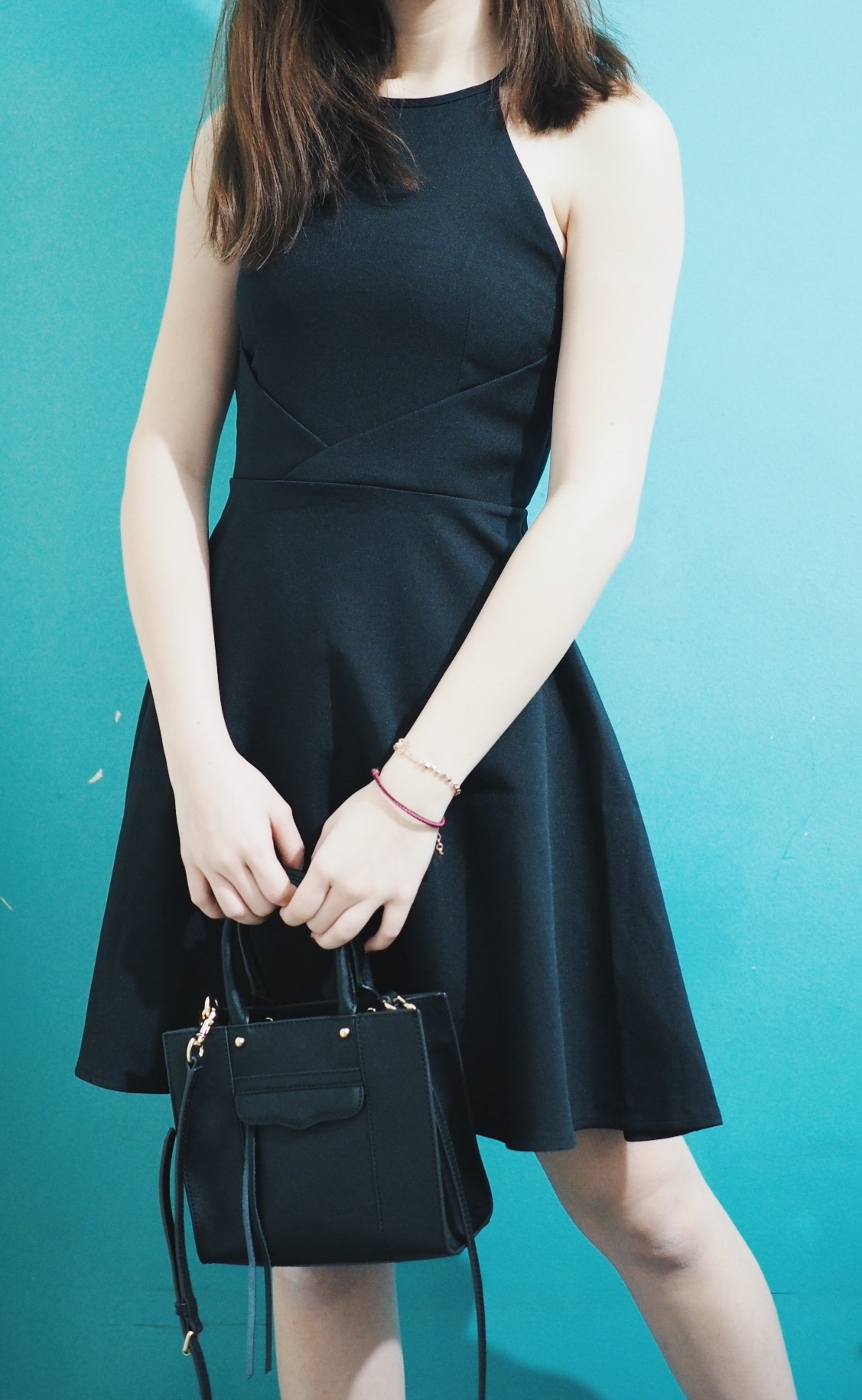 現貨｜黑色簡約cutting超美連身裙｜適合Ball, 謝師宴, High Table Dinner, Annual Dinner, Staycation