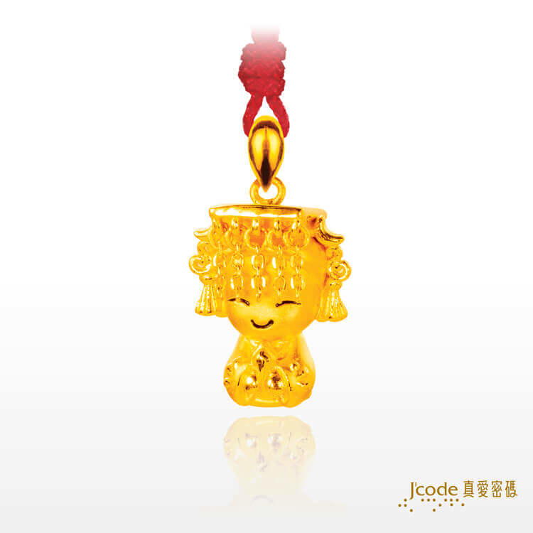 J'code真愛密碼時尚金飾、銀飾】 白沙屯貔貅( 迷你) - 黃金墜子+