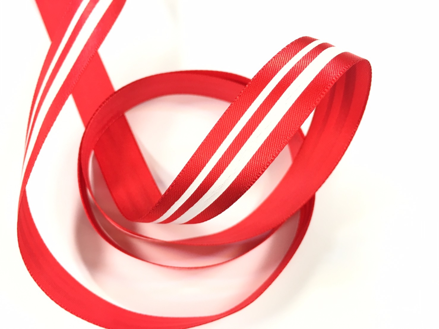 紅白勝利/單緞面/15mm