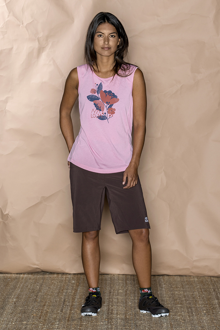 【Maloja】女排汗抗菌兩件式多功能短褲 / 8MA25176-[灰]