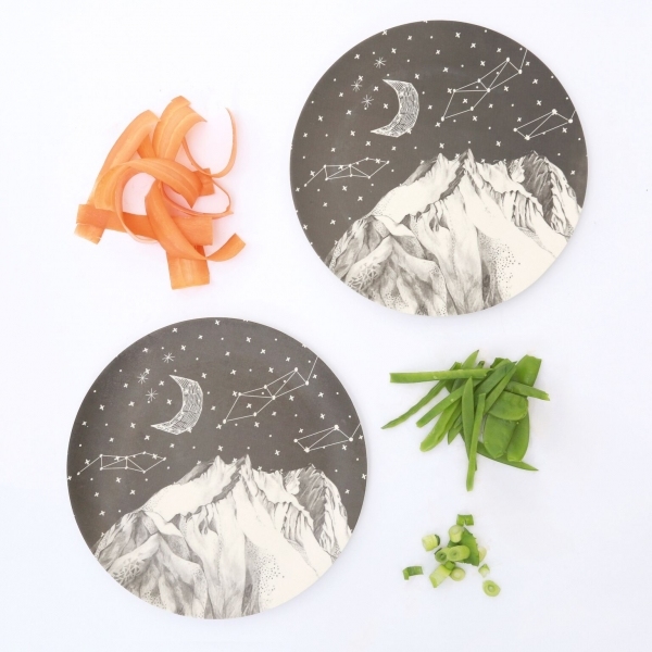 Love Mae 2件組竹纖維餐具(大盤)