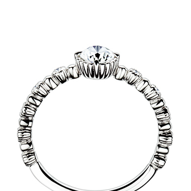 日本 Rose系列 - Carmaine 鉑金鑽石戒指托 (RS32J03B349)