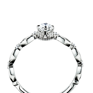 日本 Rose系列 - Eglanti 鉑金鑽石戒指托 (RS32J03B344)