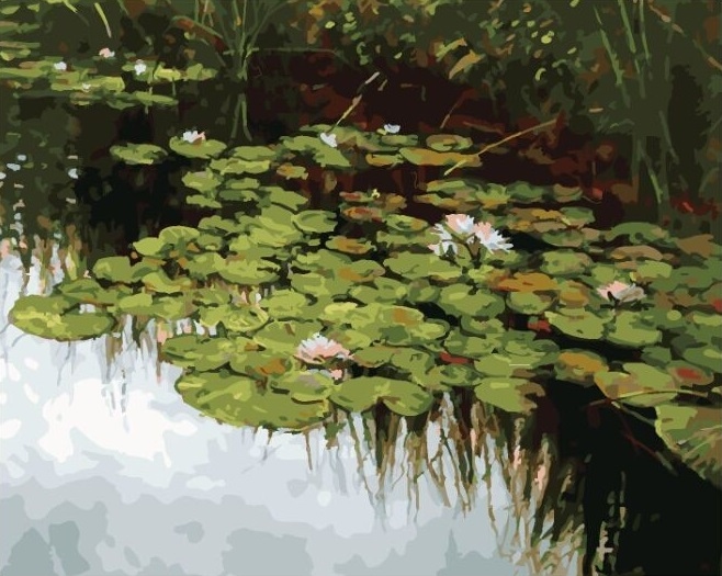 【DT129】莫內 蓮花池畔