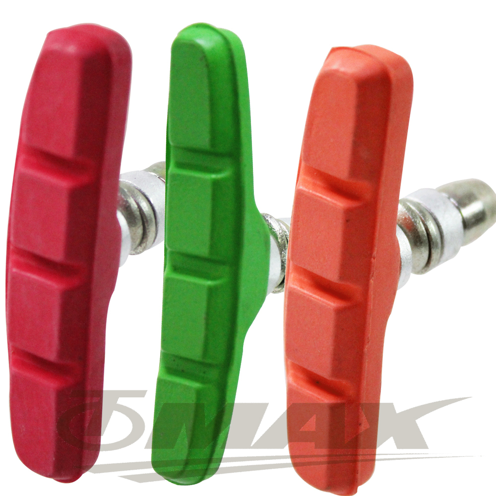 OMAX彩色特級自行車剎車塊-4入+七合一折疊工具1組(5件組合包-顏色隨機)【onemall.99】-OMAX歐妹思購物網