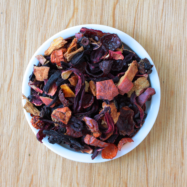 No.86 黑莓葉玫瑰果果茶