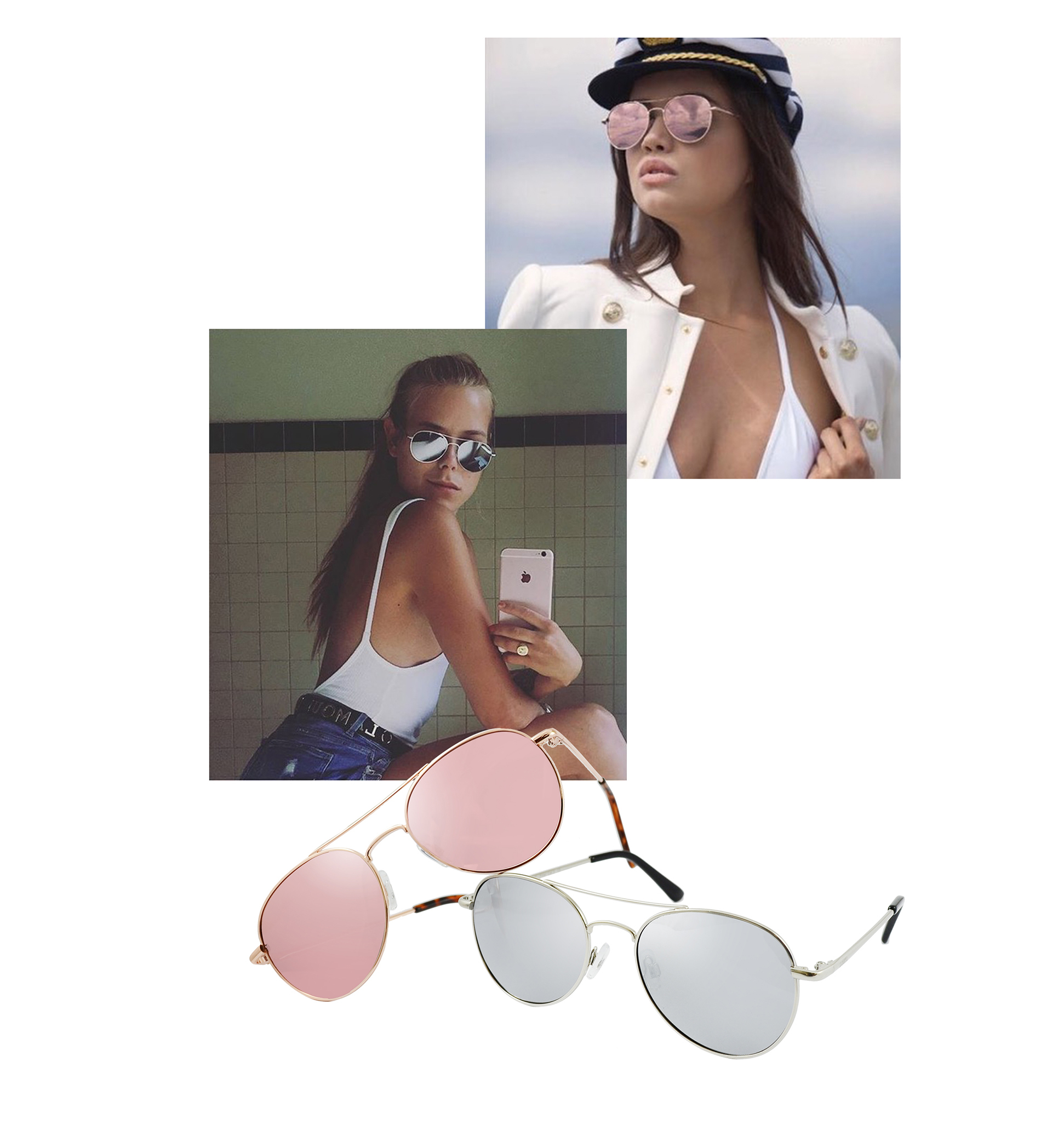 【INVU】瑞士金屬飛行員水銀平面偏光太陽眼鏡(銀) T1700C