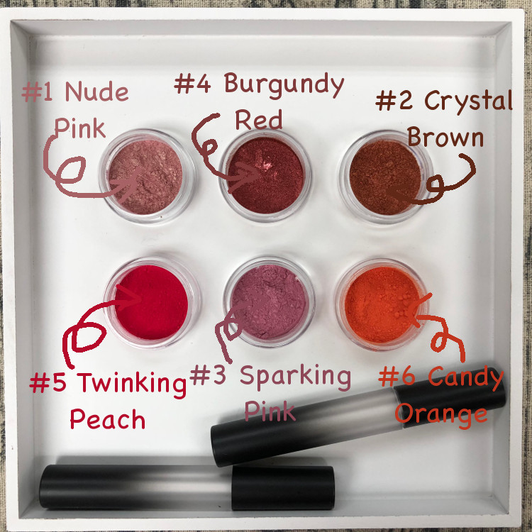 DIY亮麗唇彩材料包（六色可選）