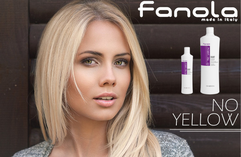 意大利進口 Fanola No Yellow 1000ML 抗黃去黃奶奶灰 髮護色鎖色 紫色洗髮水 去黃洗頭水