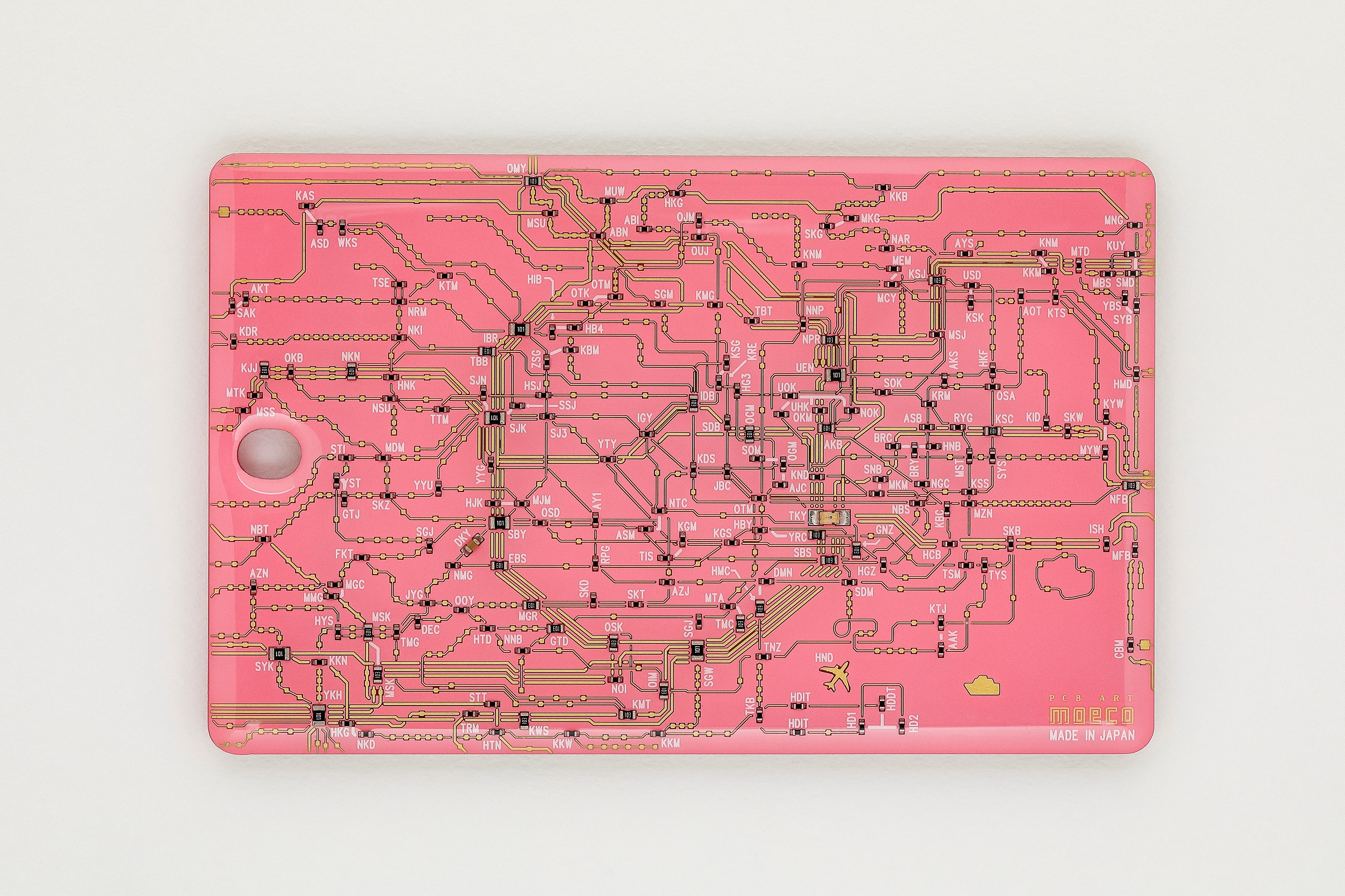 FLASH 東京電路線地圖八達通套 (粉紅色)