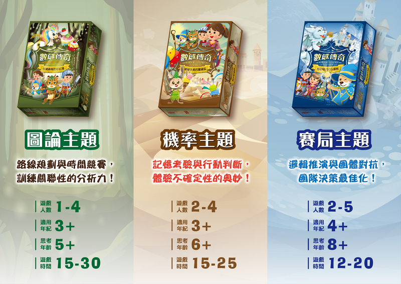 數感傳奇 三部曲 大全套 繁體中文版