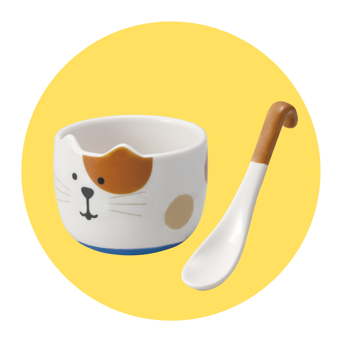 DECOLE 尾巴湯匙點心杯