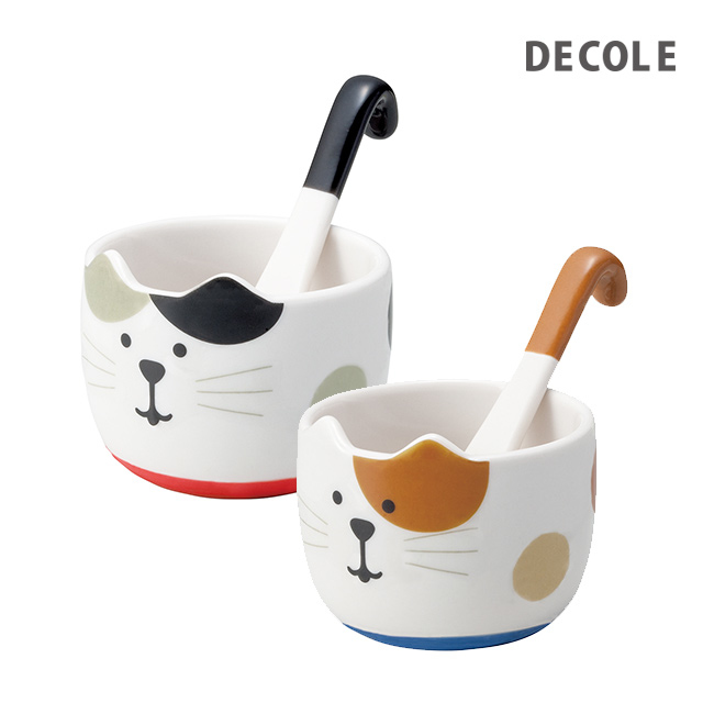 DECOLE 尾巴湯匙點心杯