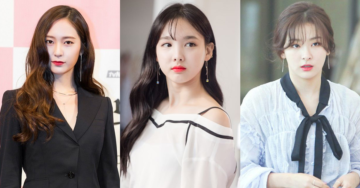 韓國明星垂墜流線耳環耳夾珍珠細緻