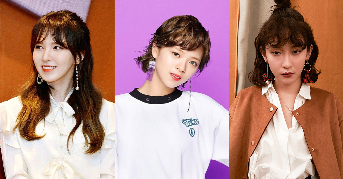 韓國明星垂墜流線耳環耳夾珍珠細緻蕾絲不對稱