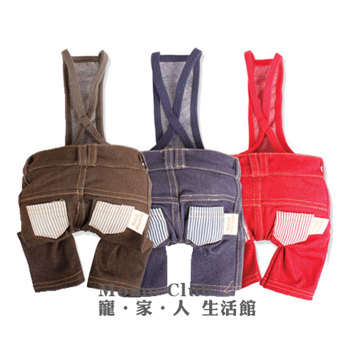 Apple Apple - 休閒百搭背帶褲