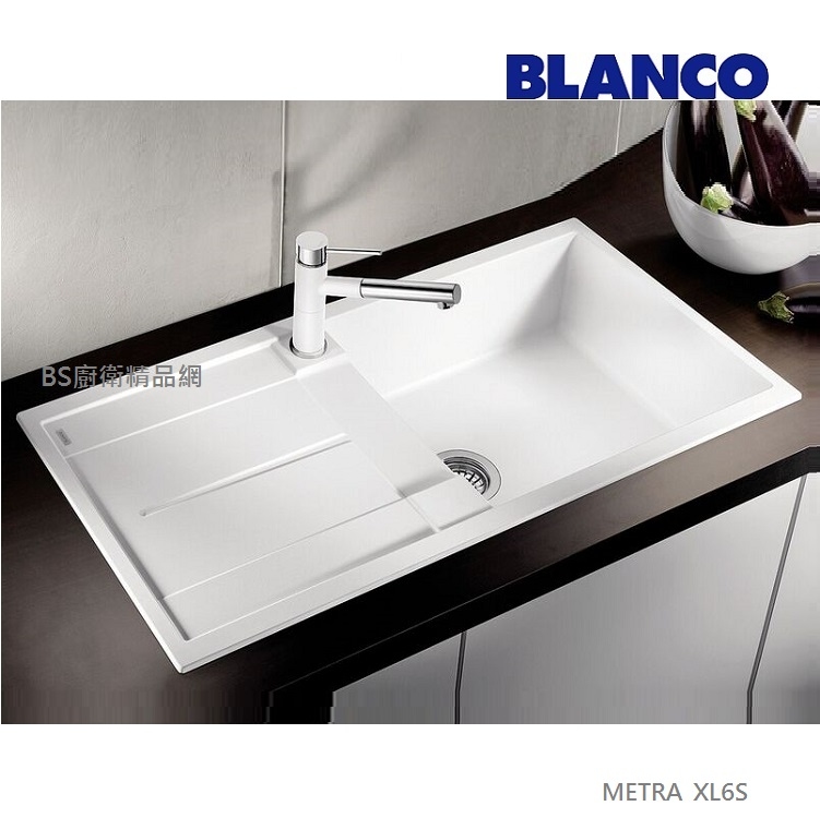 德國BLANCO 結晶花崗石METRA XL 6S 廚房水槽流理檯