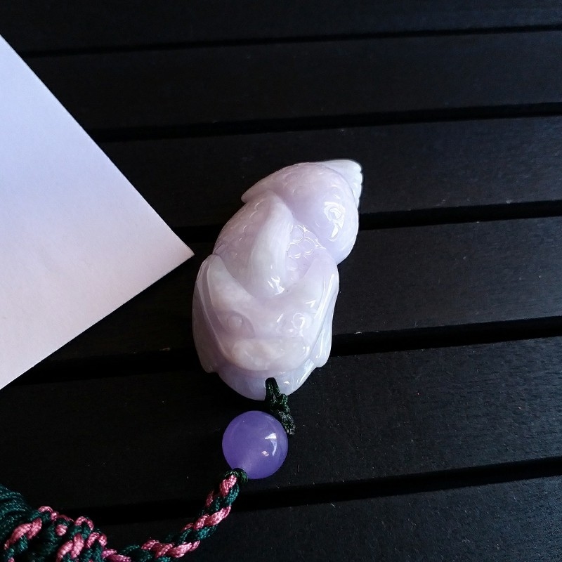 J1038 紫羅蘭吸財金蟾