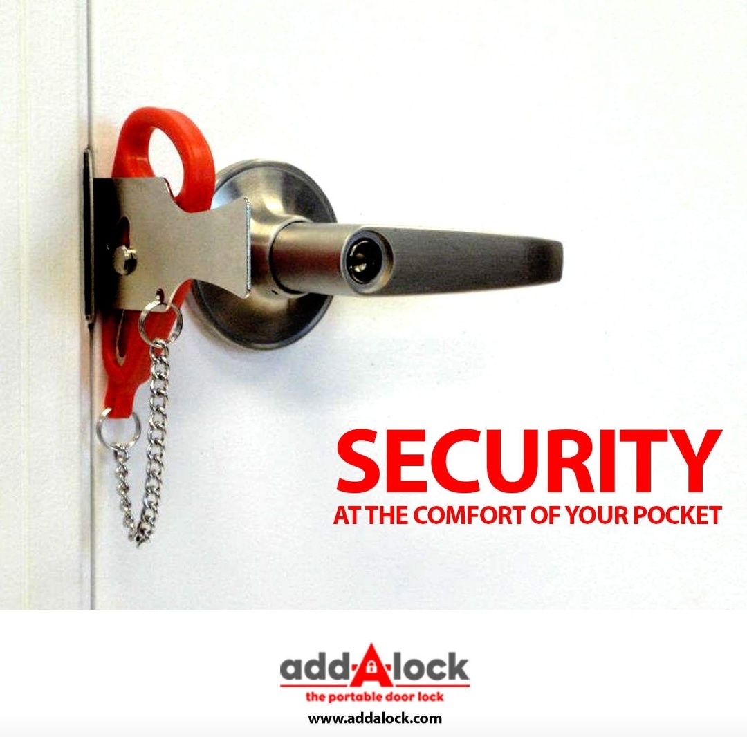 addalock 攜帶型安全防盜門鎖