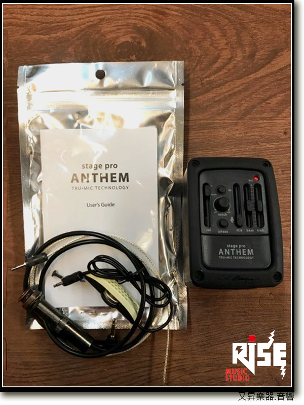 L.R. BAGGS STAGE PRO ANTHEM 工廠無盒版 木吉他 拾音器 套組