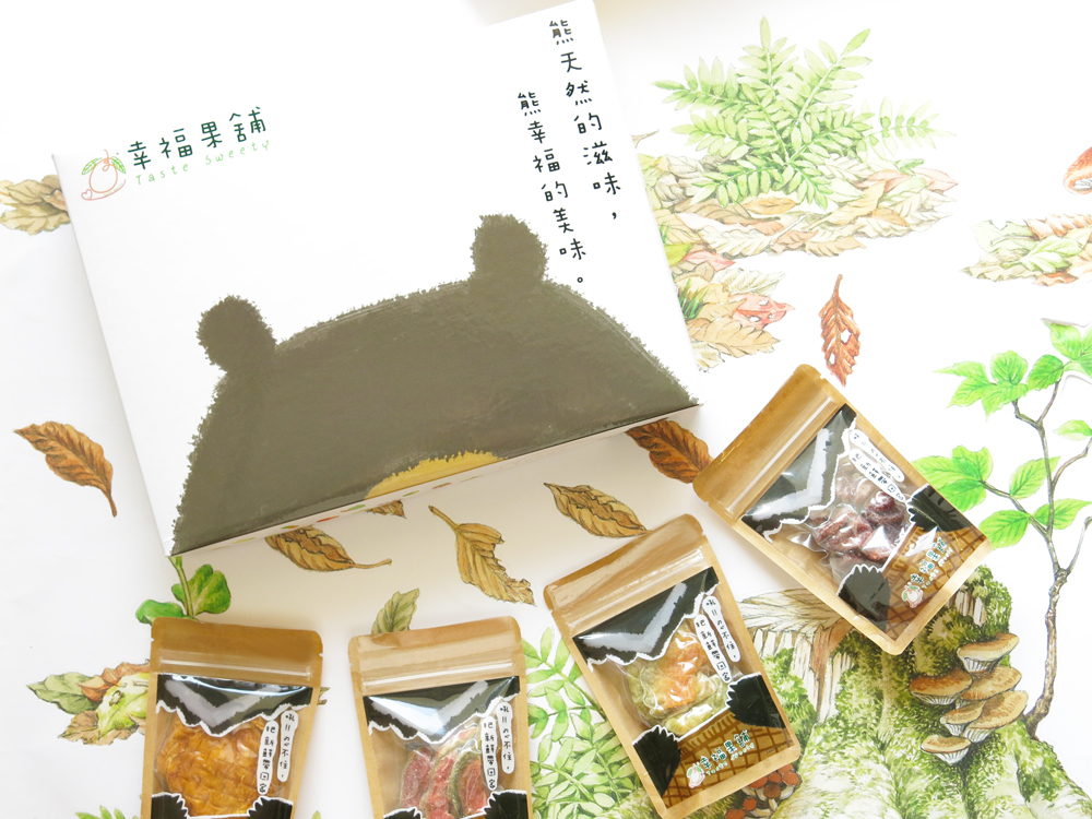 四季黑熊水果乾禮盒4格(4入/8入)