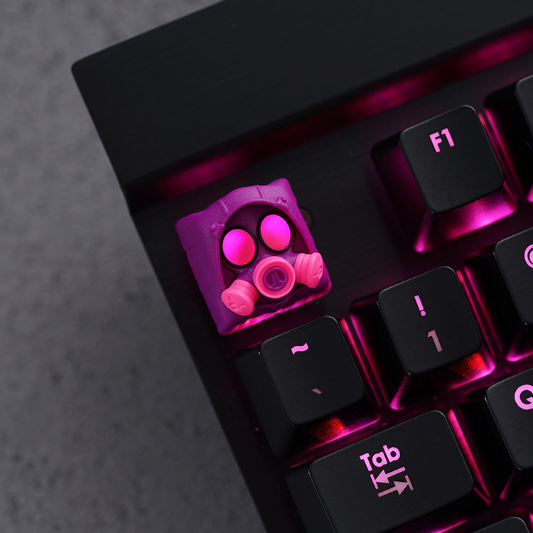 Specter - Laser Pink Artisan Keycap