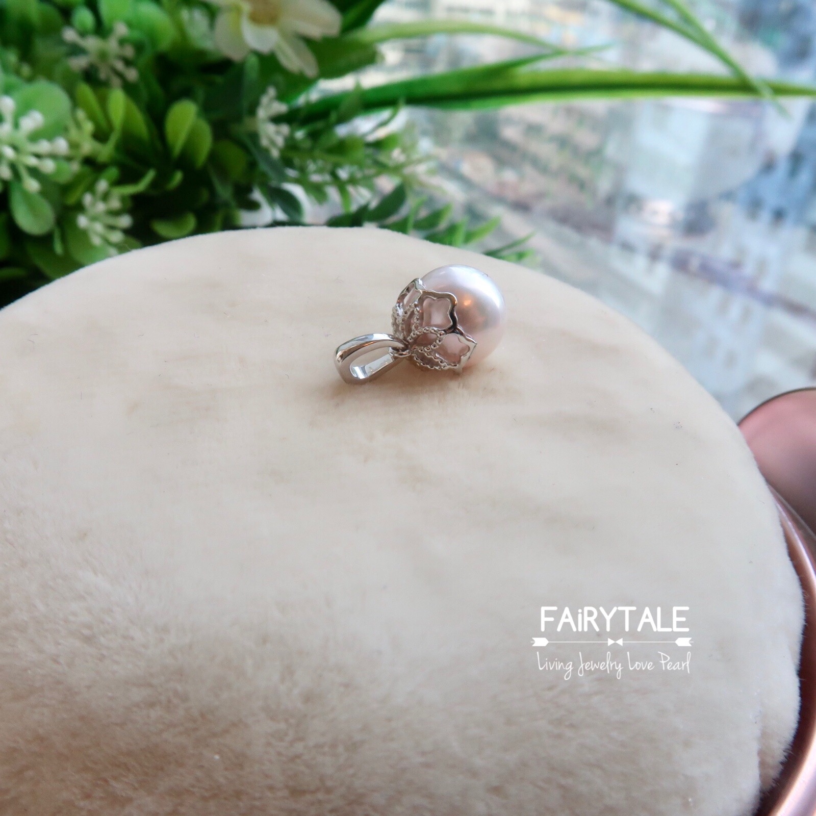 18K Gold日本Akoya珍珠吊墜