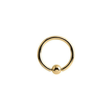SS316L Gold Plated Surgical Steel Closure Ring