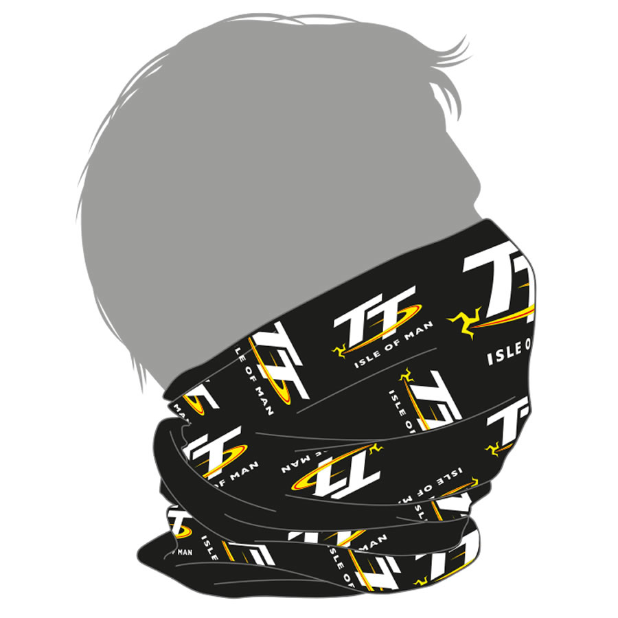 2018 曼島TT官方授權限量經典TT LOGO領巾
