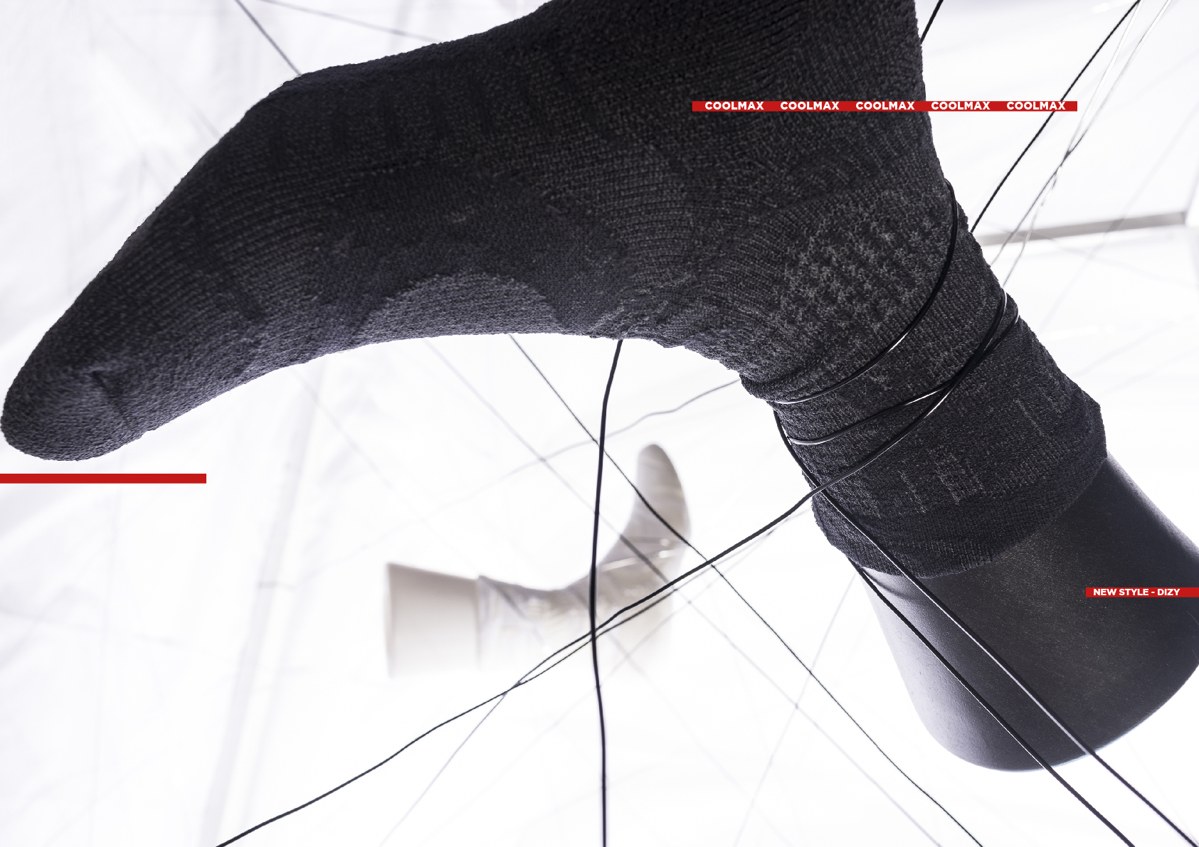 台灣襪子設計品牌nozzle quiz 經典"STREET AGILITY" 系列長襪｜2018 Summer "Street Agility" DIZY新款企劃