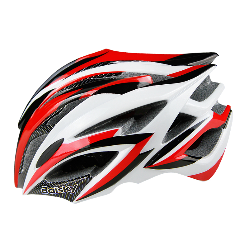 輕量化安全帽 紅黑白