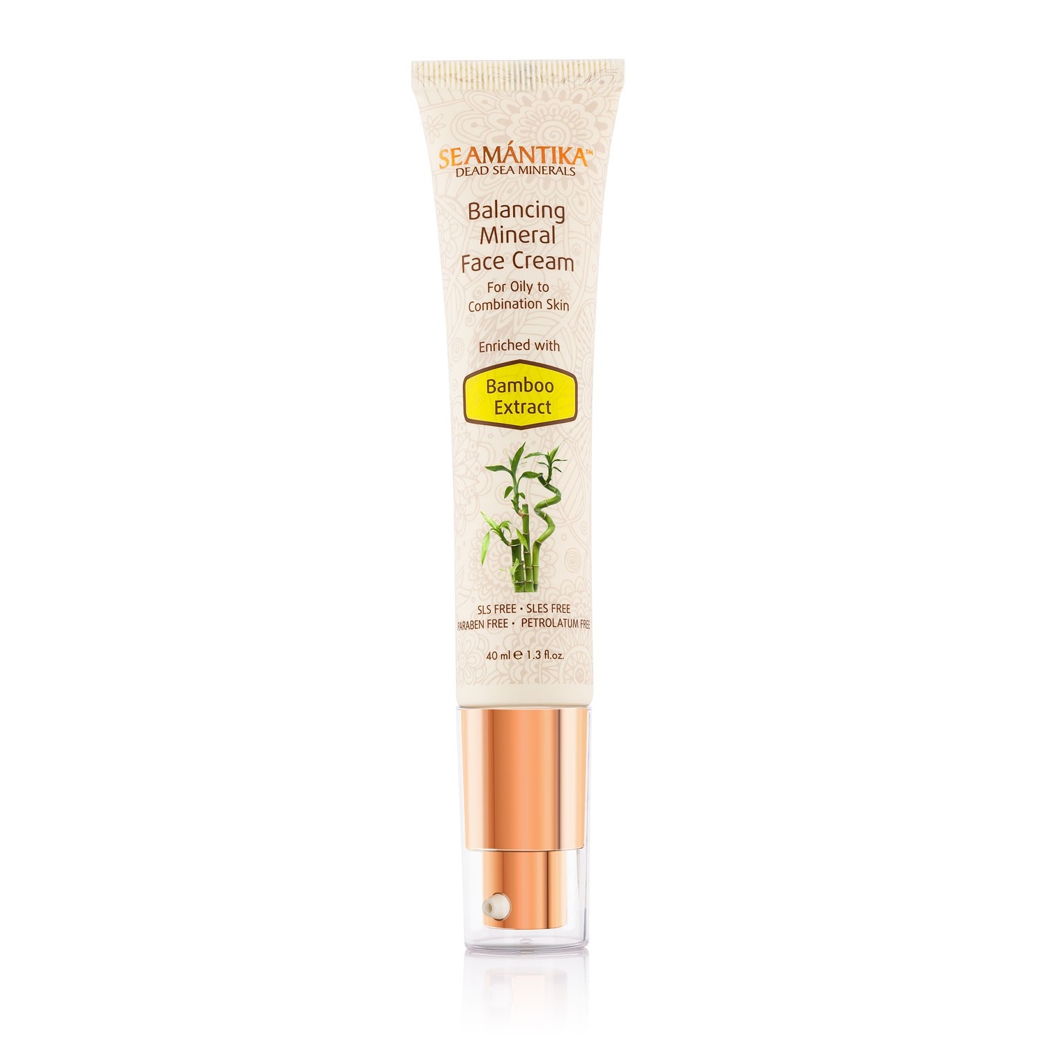SEAMANTIKA  死海礦物平衡面霜-竹葉萃取-油/混合肌 40ml