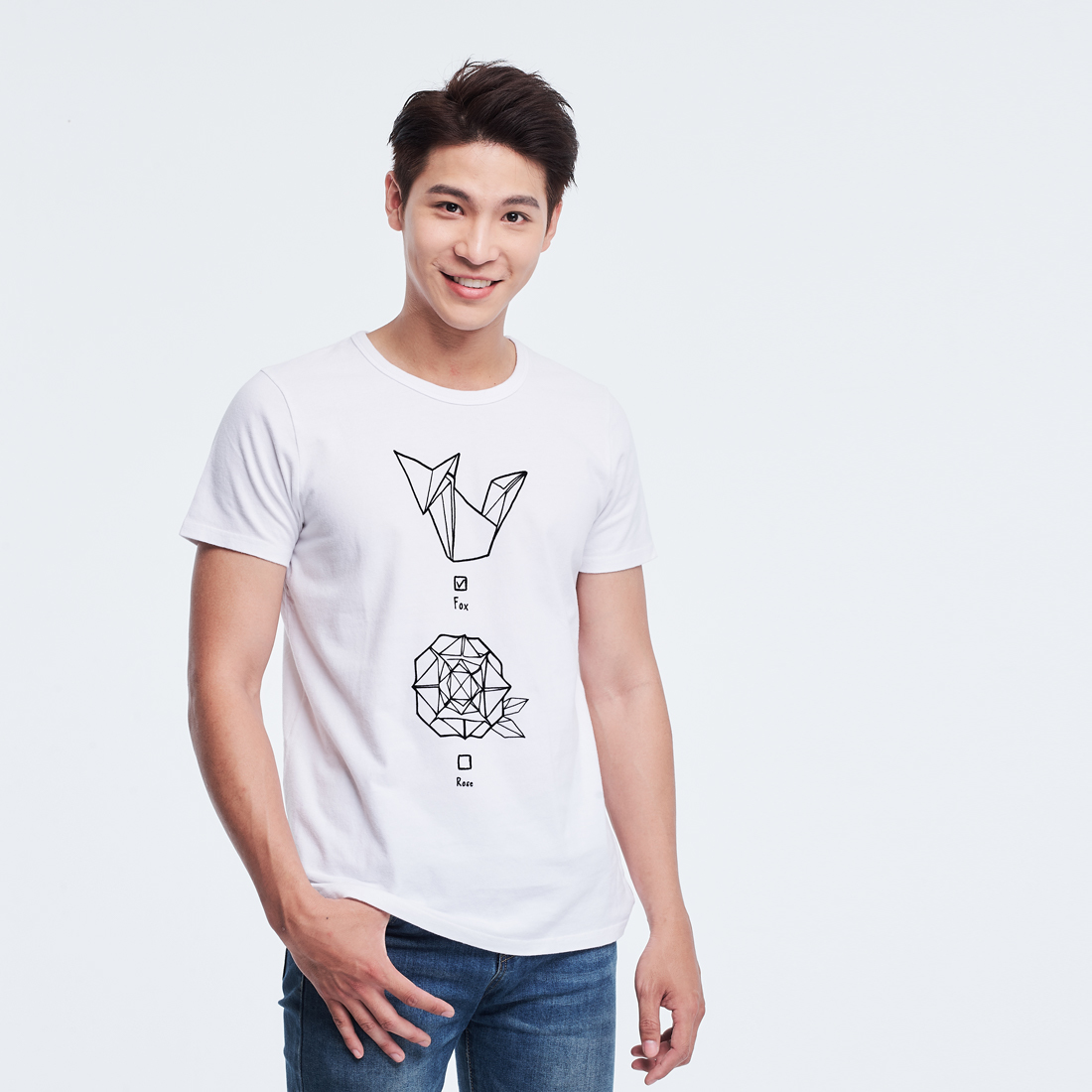 小王子 短袖 蜜桃棉 男T 戀人白