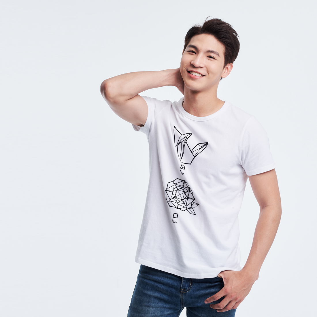 小王子 短袖 蜜桃棉 男T 戀人白